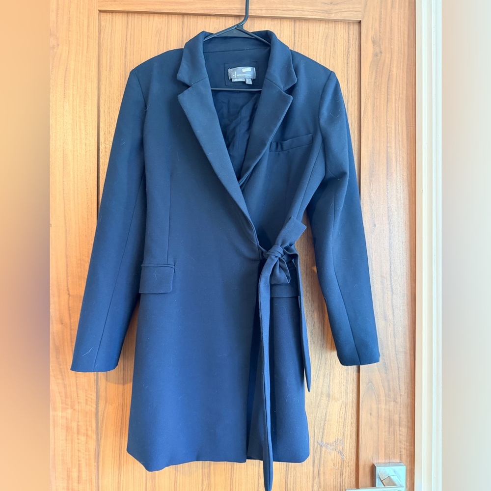 Anthropologie Black/Navy Blazer Dress